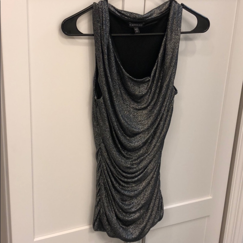 Express Shimmer Tank Top